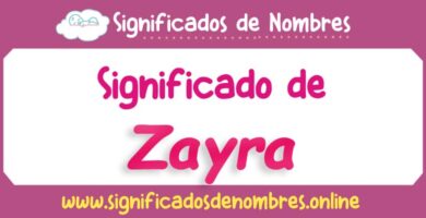 Significado de Zayra