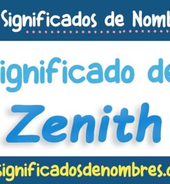 Significado de Zenith