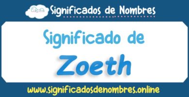 Significado de Zoeth