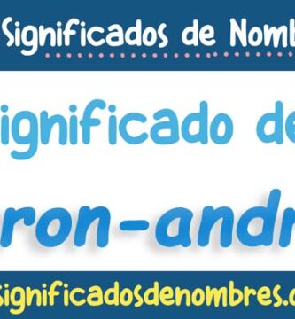 Significado de Aaron Andres