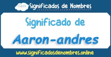 Significado de Aaron Andres