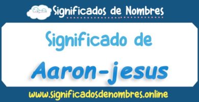 Significado de Aaron Jesus