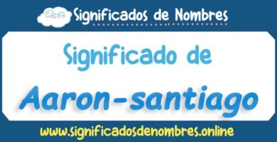 Significado de Aaron Santiago