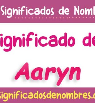 Significado de Aaryn