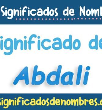 Significado de Abdalí