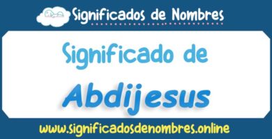 Significado de Abdijesus