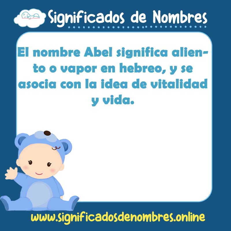 Significado y origen del nombre Abel