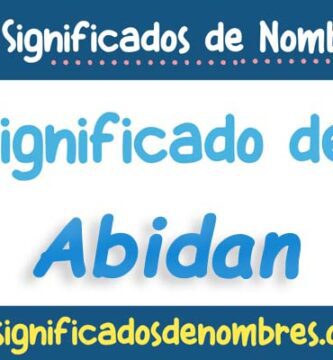 Significado de Abidan