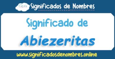Significado de Abiezeritas