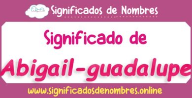 Significado de Abigail Guadalupe