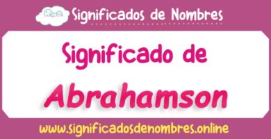 Significado de Abrahamson