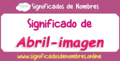 Significado de Abril Imagen