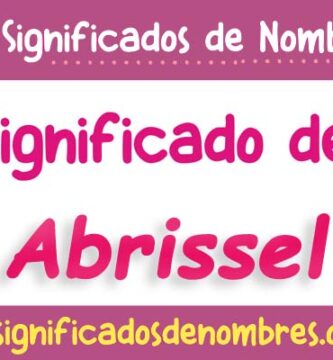 Significado de Abrissel