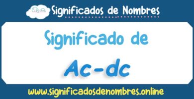 Significado de Ac Dc