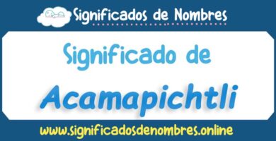 Significado de Acamapichtli