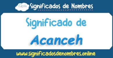 Significado de Acanceh