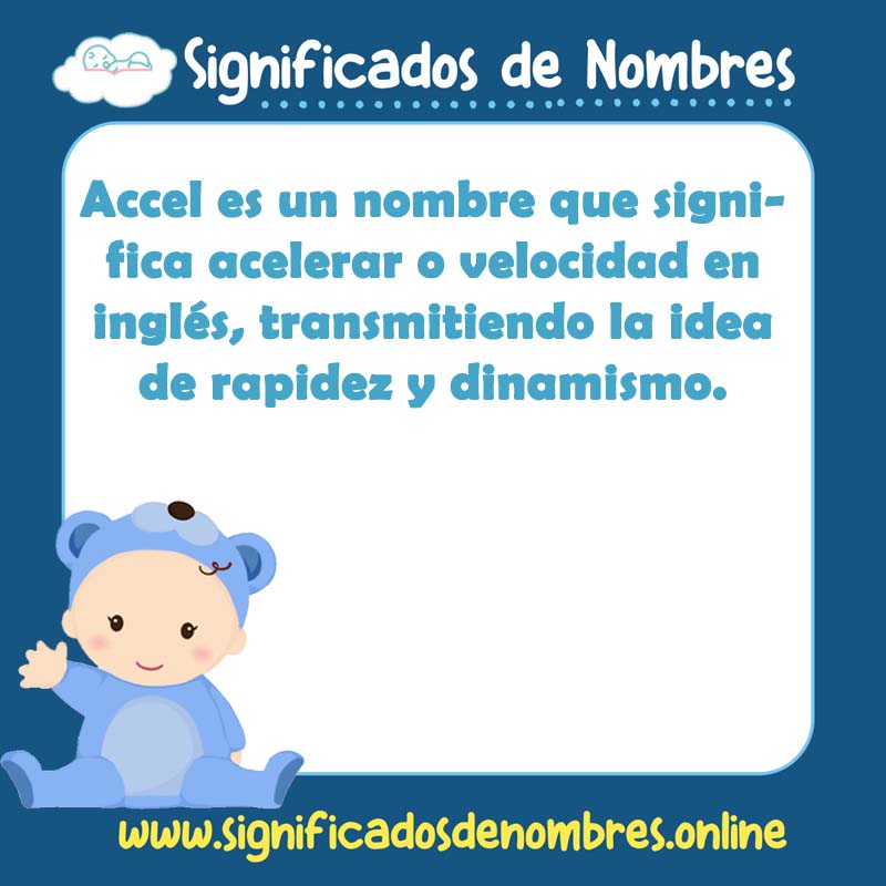 Significado y origen del nombre Accel