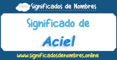 Significado de Aciel
