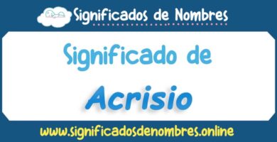 Significado de Acrisio