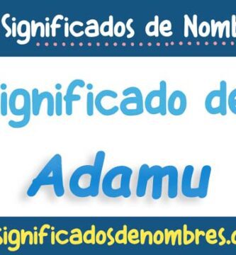 Significado de Adamu