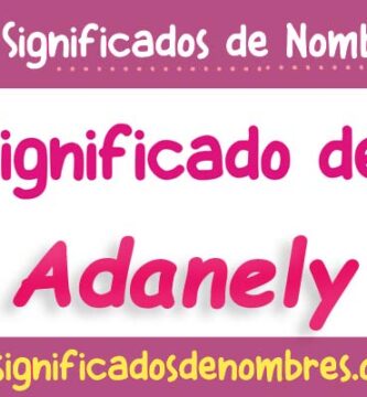 Significado de Adanely