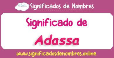 Significado de Adassa
