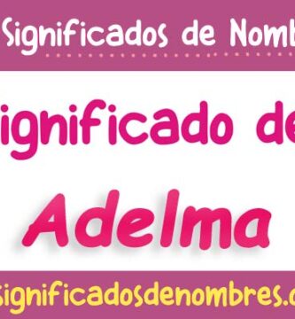 Significado de Adelma