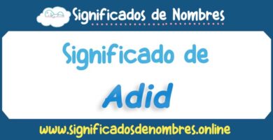 Significado de Adid