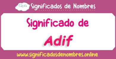 Significado de Adif
