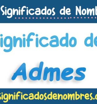 Significado de Admes