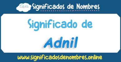 Significado de Adnil