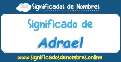 Significado de Adrael