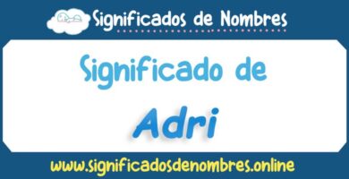 Significado de Adri