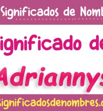 Significado de Adriannys