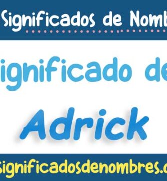 Significado de Adrick