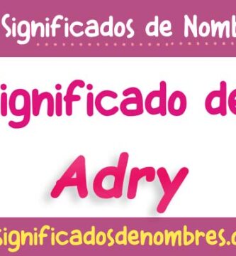 Significado de Adry