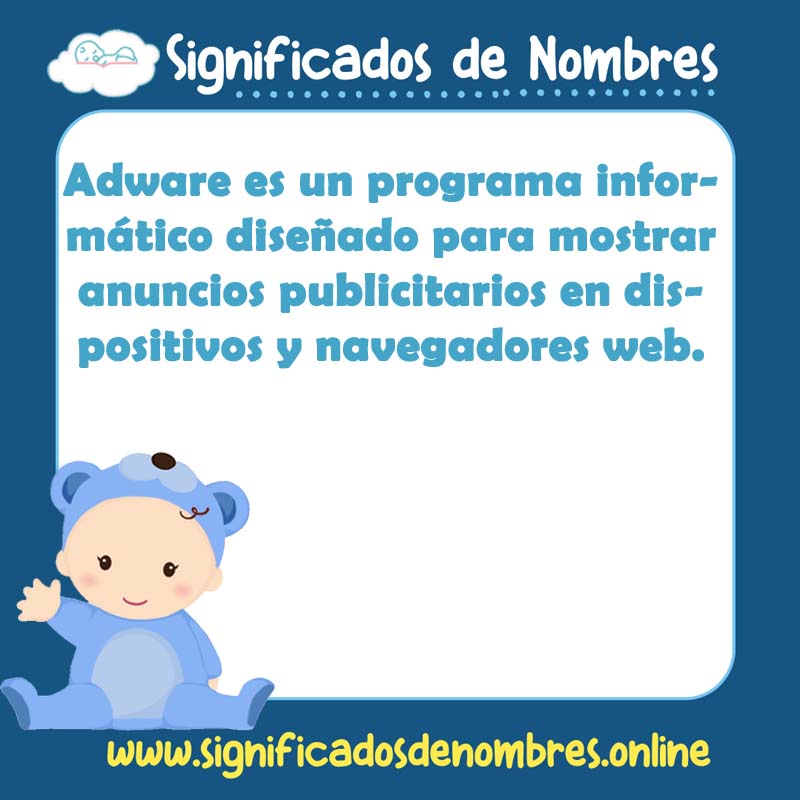 Significado y origen del nombre Adware