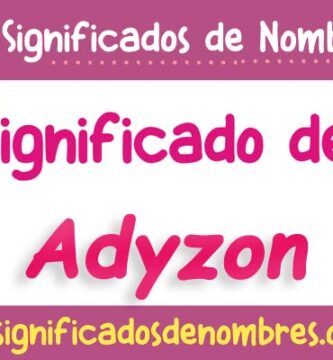 Significado de Adyzon
