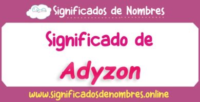 Significado de Adyzon