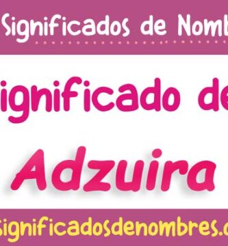 Significado de Adzuira