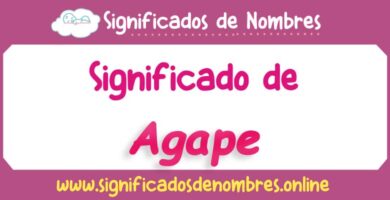 Significado de Agape
