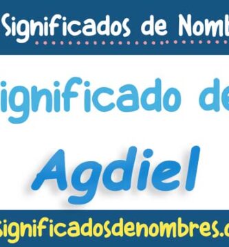 Significado de Agdiel