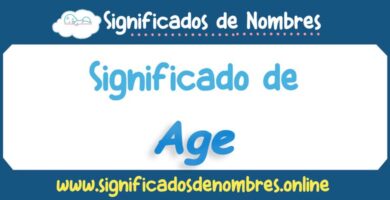 Significado de Age
