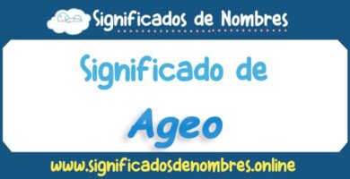 Significado de Ageo
