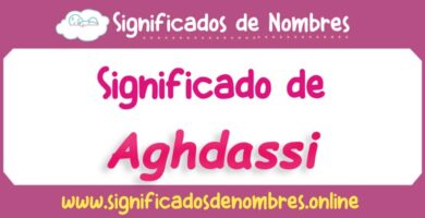 Significado de Aghdassi