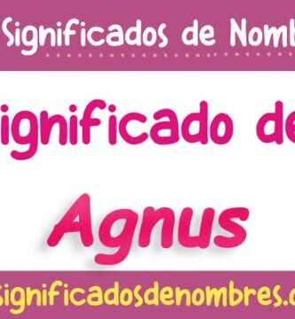 Significado de Agnus