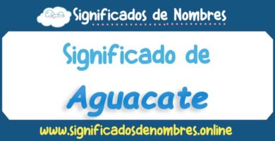 Significado de Aguacate