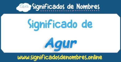 Significado de Agur