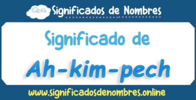 Significado de Ah Kim Pech