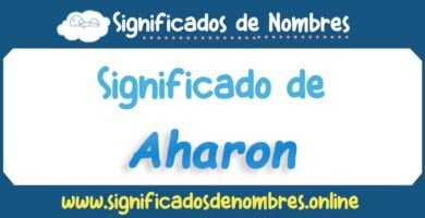 Significado de Aharon